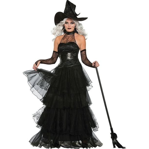 Women Victorian Long Dress Witch Halloween Cosplay Costume Ladies Party Outfits 